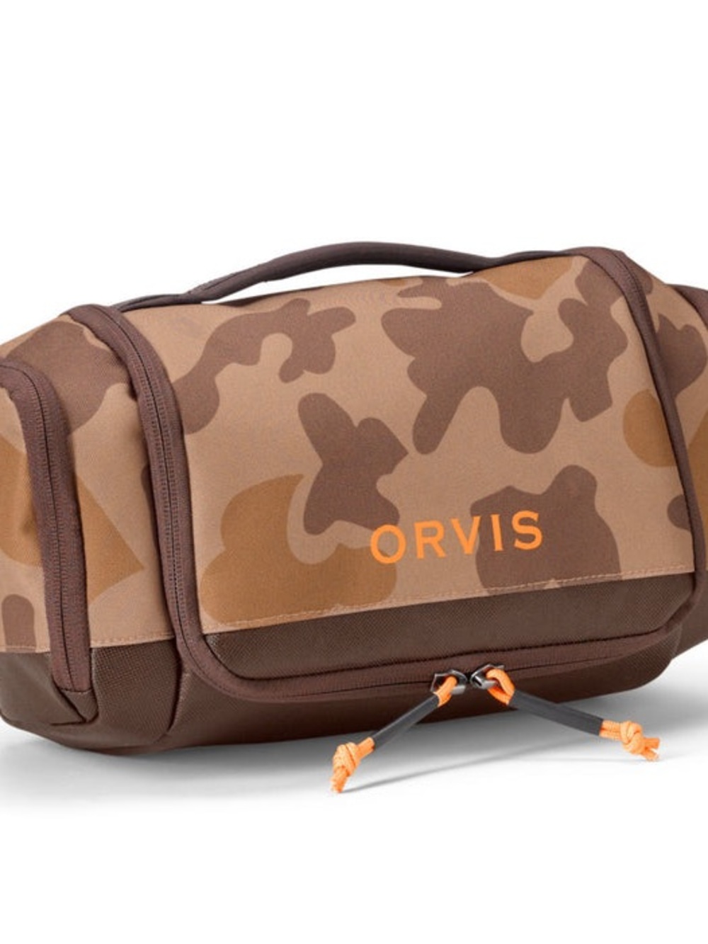 Orvis Camo Travel Dopp Kit - Brown/Orange